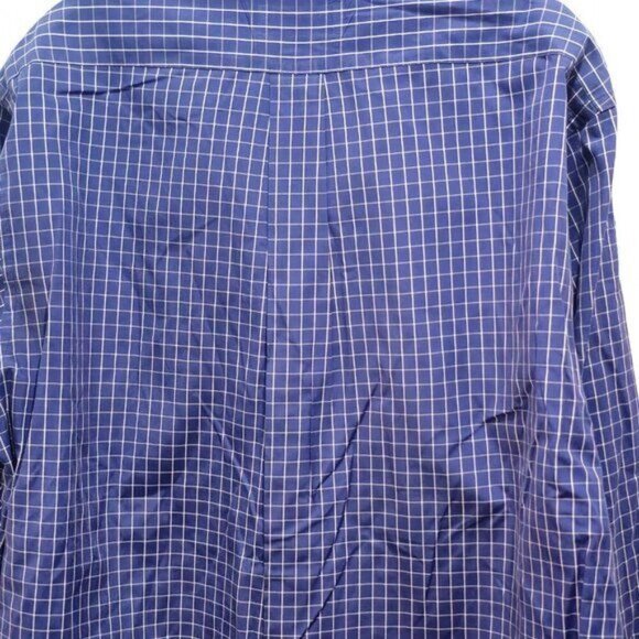 Brooks Brothers Men’s Blue/White Check L/S Shirt 16-32/33 - Picture 10 of 10